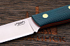 Нож туристический Южный крест ТКК, клинок 130мм, сталь N690Co, рукоять текстолит изумруд - фото №4
