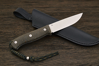 Нож туристический Ножинск-PRO Бушкрафт, клинок 115мм, сталь AR-RPM9, рукоять crazyfiber