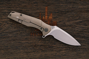 Складной нож We Knife Nitida, сталь S35VN, рукоять карбон/титан