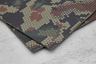 Kydex Camo dotted olive 2,03мм, лист 300x200мм