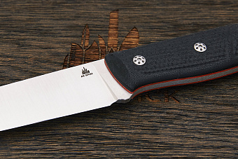 Нож туристический Ножинск-PRO Универсал, клинок 128мм, сталь AR-RPM9, рукоять микарта