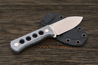 Шейный нож QSP Canary (QS141-D1), сталь 14C28N, рукоять текстолит