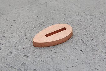 Больстер из меди 5мм, 37x20мм