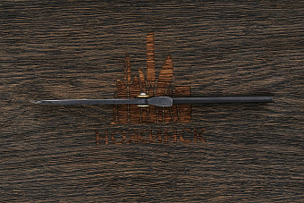 Складной нож хигоноками, клинок 80мм, сталь SK-5, рукоять сталь черная