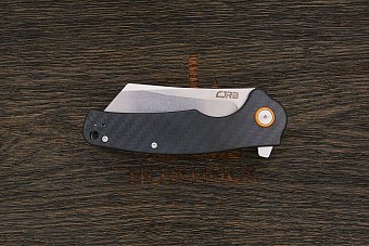 Нож складной CJRB Crag, клинок 87мм, сталь AR-RPM9, рукоять карбон
