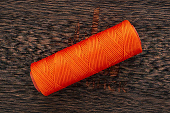 Нить вощеная 1,0мм. Гамма-4 (светло-оранжевая)