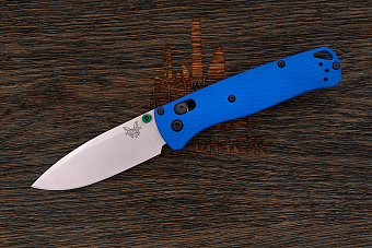 Складной нож Benchmade Custom Bugout, сталь 20CV, рукоять G10 голубой