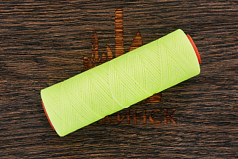 Нить вощеная 1,0мм. Гамма-5 (неон желтая)