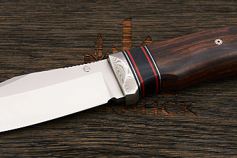Нож туристический Геннадия Дедюхина Балем, клинок 130мм, сталь M398, рукоять дерево