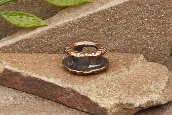 Бусина-вставка для браслета Карпы Кои от мастерской Крымская бронза