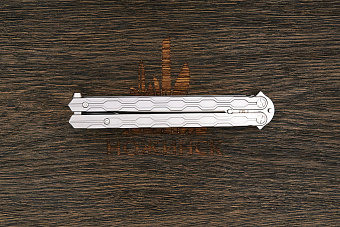 Нож балисонг Reptilian Плазма, модель 01Z, сталь D2, рукоять сталь