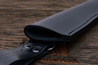 Ножны погружные финского типа, для ножей с клинком до 90x25мм, черные