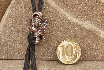 Бусина на темляк Сталкер.Метро от мастерской Крымская бронза