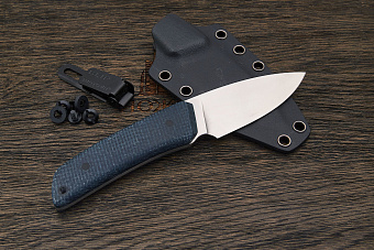 Разделочный нож Къметь Муха, сталь M398, рукоять микарта