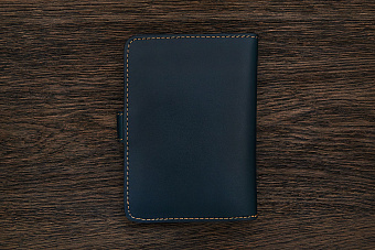 Обложка для паспорта и автодокументов с ножом зеленая