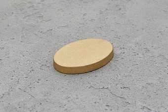 Навершие из латуни 5мм, 36x24мм