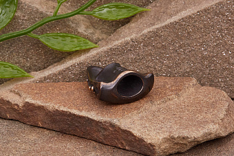 Бусина для темляка Пицца (биметалл) от мастерской Братьев Пешковых