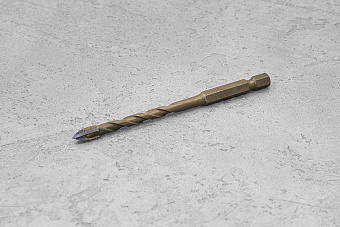 Сверло многофункциональное, 4 твердосплавные напайки 6,0мм