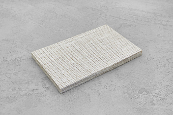 Джутовая микарта, плашка 130x80x8(+)мм белая