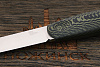 Финский нож Owl knife North-SF, сталь CPR, рукоять G10 черно-оливковый - фото №4