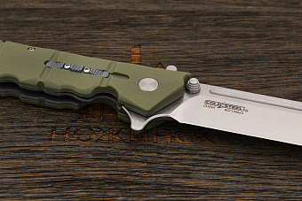 Складной нож Cold Steel Luzon Large, сталь 8Cr13MoV, рукоять термопластик зеленый
