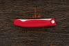 Складной кухонный нож Victorinox 100мм, сталь Dauphinox, рукоять PP красный - фото №4