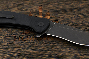 Нож складной QSP Raven, клинок 86мм, сталь D2 BW, рукоять G10 чёрный