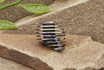 Бусина на темляк «Лаки Cut» Т4 титан