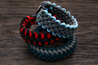 Браслет "Spikelet" navy, размер L