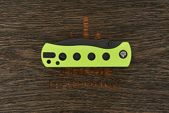 Нож складной QSP Canary Folder, клинок 72мм, сталь Sandvik 14C28N, рукоять G10 салатовый