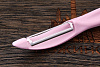 Овощечистка Victorinox, модель 7.6075, рукоять нейлон светло-розовый - фото №3