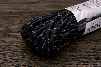 Паракорд светоотражающий «Black», 1 метр