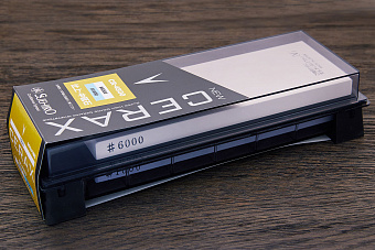 Водный точильный камень 183×63×32мм #6000/#1000 с подставкой