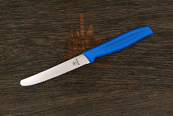 Нож кухонный Böker Sandwich Knife, нержавеющая сталь, рукоять пластик синий