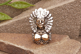 Бусина на темляк Акатава (биметалл) от мастерской Крымская бронза