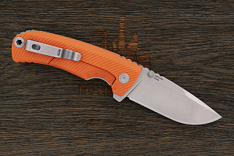 Складной нож SOG Tellus, сталь Cryo 440С, рукоять GRN оранжевый