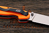 Складной нож Ontario RAT-1, сталь D2, рукоять нейлон оранжевый - фото №4