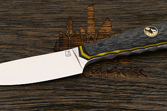 Нож EDC Владимира Толкачева, клинок 86мм, сталь N690, рукоять карбон