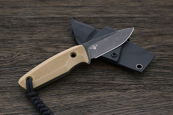 Нож EDC Нож с Котом Пионер, клинок 82мм, сталь K110