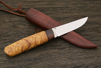 Разделочный нож Павла Никитина Скандинав, рукоять ясень