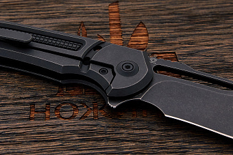 Складной нож We Knife Minax, сталь CPM-20CV blackwash, рукоять титан