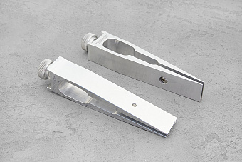 Зажим двойной цельно-фрезерованный филейный, комплект 2шт.