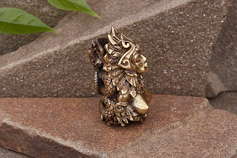 Бусина на темляк Акатава от мастерской Крымская бронза