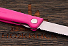 Складной кухонный нож Victorinox 105мм, сталь Dauphinox, рукоять PP розовый - фото №3