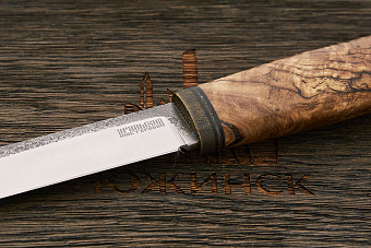 Разделочный нож  Уральский мастеровой Пукко, клинок 130мм, рукоять стаб. дерево