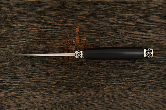 Разделочный нож Игоря Пампуха Модель 083, клинок 120мм, булат легированный, рукоять граб Т2