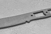 Заготовка для ножа, сталь AR-RPM9 3,6мм. Модель "КрейсерЪ" с клинком 120мм, ТО 61-62HRC - фото №2