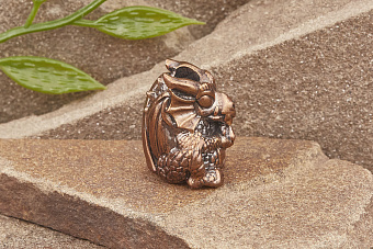 Бусина на темляк Дракон от мастерской Крымская бронза