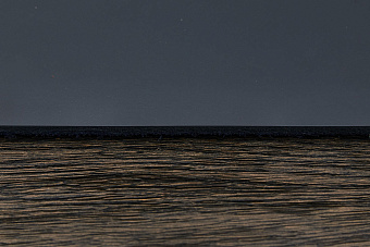 Кожа для ножен, чепрак 3,0-3,5мм, синий, с лицом