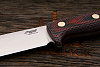 Нож туристический Южный крест Кедр, клинок 115мм, сталь VG-10, рукоять красно-чёрная - фото №4